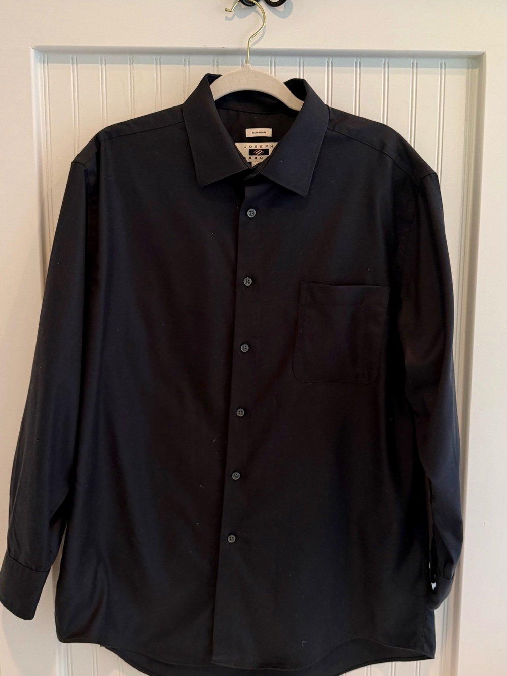 Joseph Abboud Black Classic Button-Up Dress Shirt - Non Iron